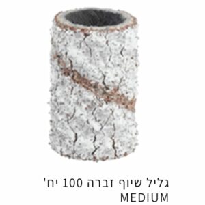גליל שיוף זברה 100 יח MEDIUM